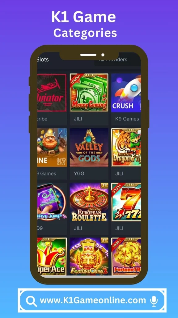 K1 Game Categories